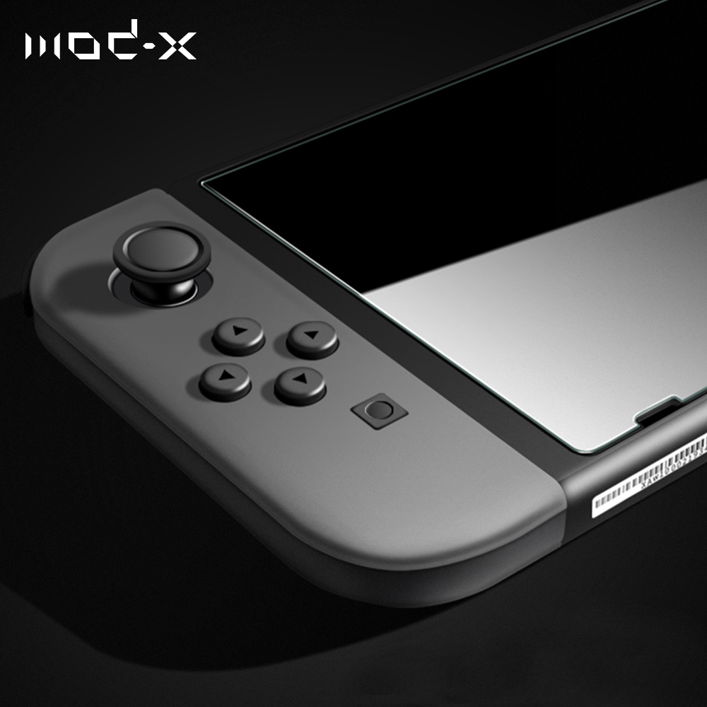 Mod-X 2Stck 9H Schutz Gehärtetem Glas für Nintendo Schalter HD Bildschirm Schutz Nintendoswitch NS NX Prämie gehärtetem Glas Film