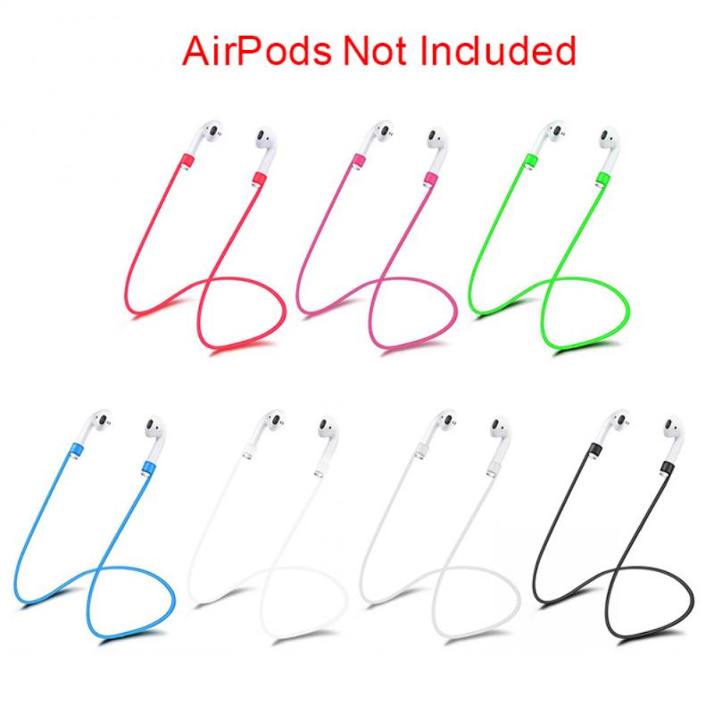 1pc Silicone Anti-lost Neck Strap Wireless Earphone String Rope Headphone Cord Earphone Accessorie For Apple AirPods Newest