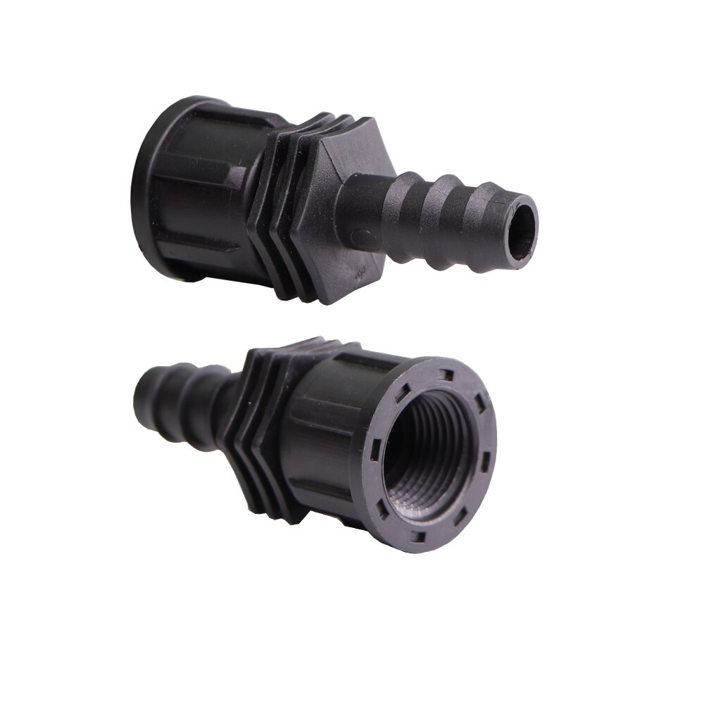 4PCS 1/2" 3/4" Male Female Thread Connector to 16/20/25mm Barb Adapter PE Tubing Joints Garden Drip Irrigation Coupling Fittings