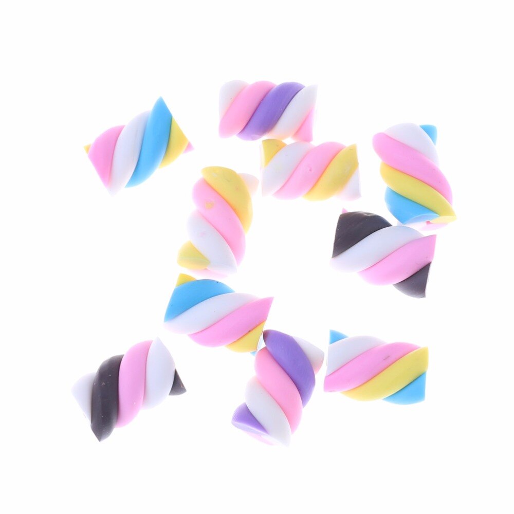 10pcs Jumbo Squishy Rainbow Marshmallow Squishy Super Slow Rising Cream Scented Original Package Phone Strap Squeeze Toy