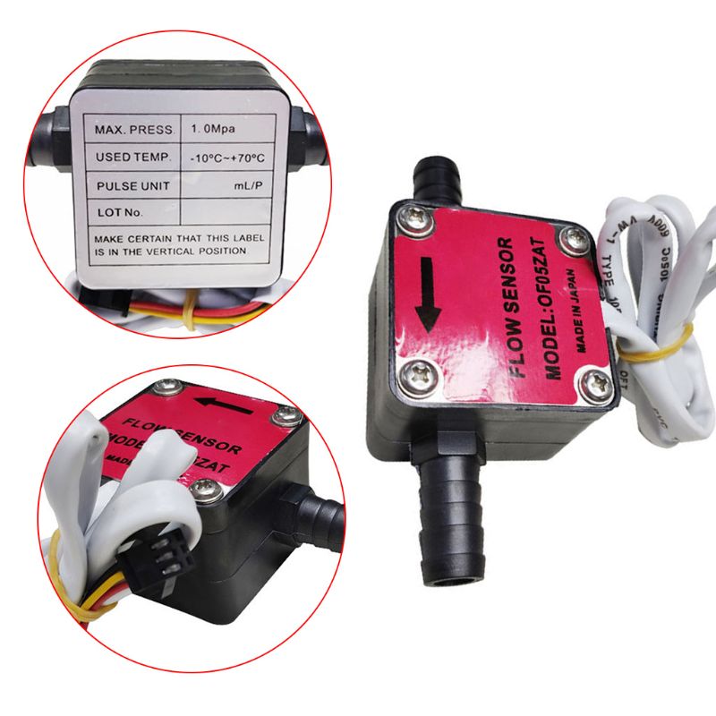 3" Flow Meter Indicator Sensor Counter Hall Flowmeter Lubricating Multipurpose Oil Fuel Gas Milk Water Liquid