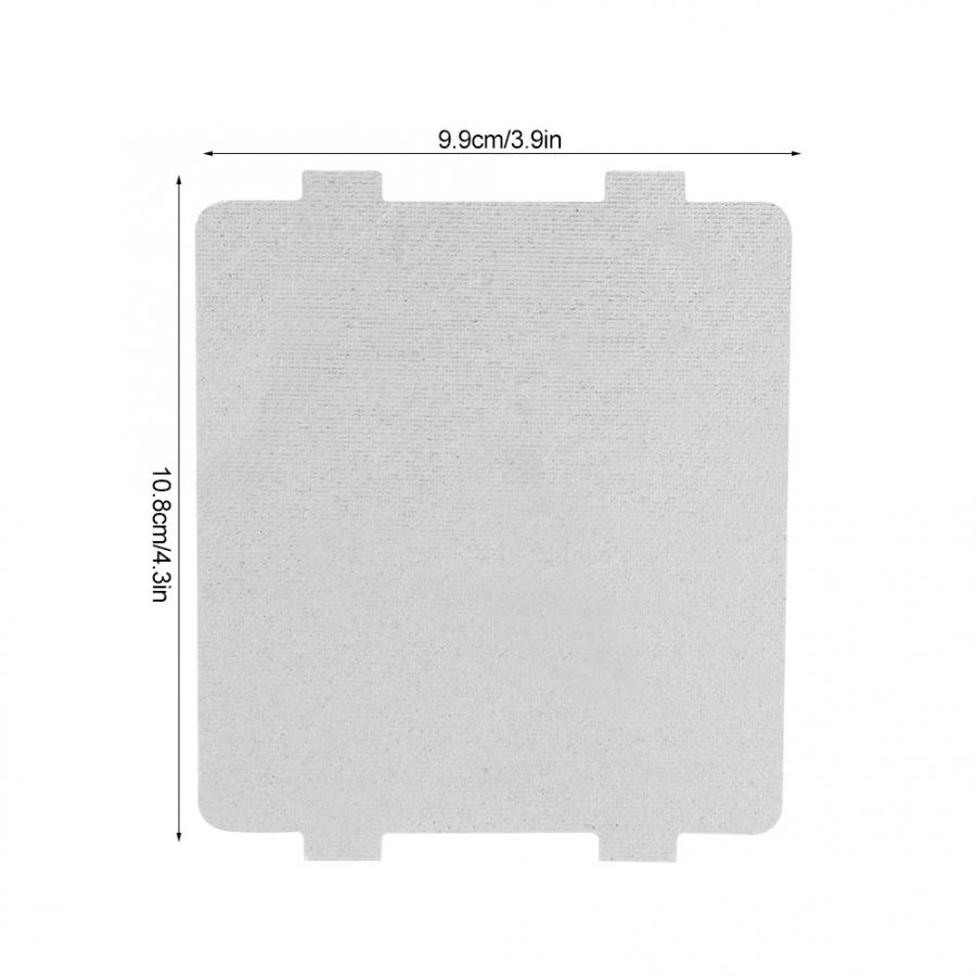 Horno microondas engrosado para el hogar, placa de Mica gruesa, accesorio para microondas, partes de electrodomésticos de cocina de 108x99mm, 10 Uds.