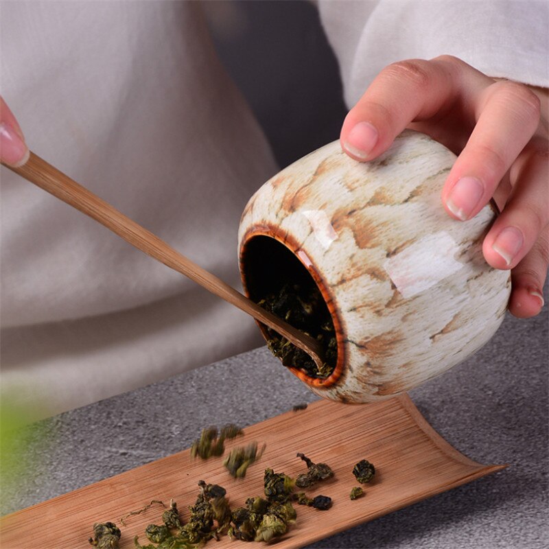 Ceramiczne przyprawy kuchenne pudełko retro rozszczepienie kolor pojemniki robić herbaty pojemniki na żywność podróż butelka robić przechowywania kawy porcelanowy słoik na przyprawy