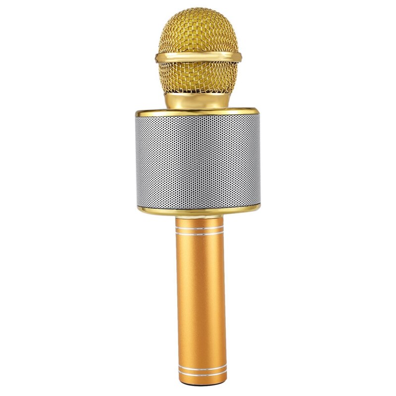 Wireless Karaoke Microphone Portable Bluetooth mini home KTV for Music Playing and Singing Speaker Player Selfie PHONE PC