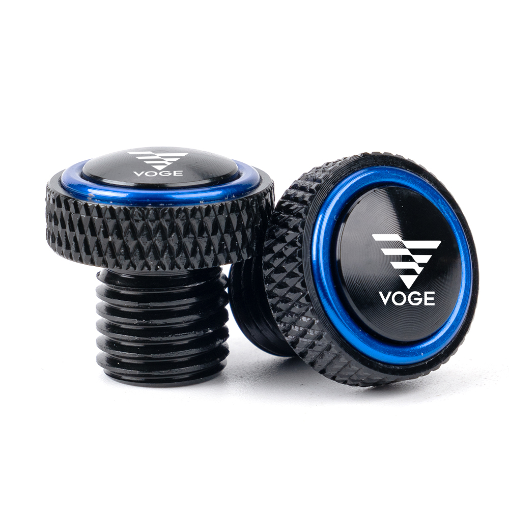CNC para Loncin Voge 900 DSX 525 Voge 500R 300RR 250RR 180RR 300AC espejos de motocicleta agujero tornillos tapas espejo agujero cubierta: Verde