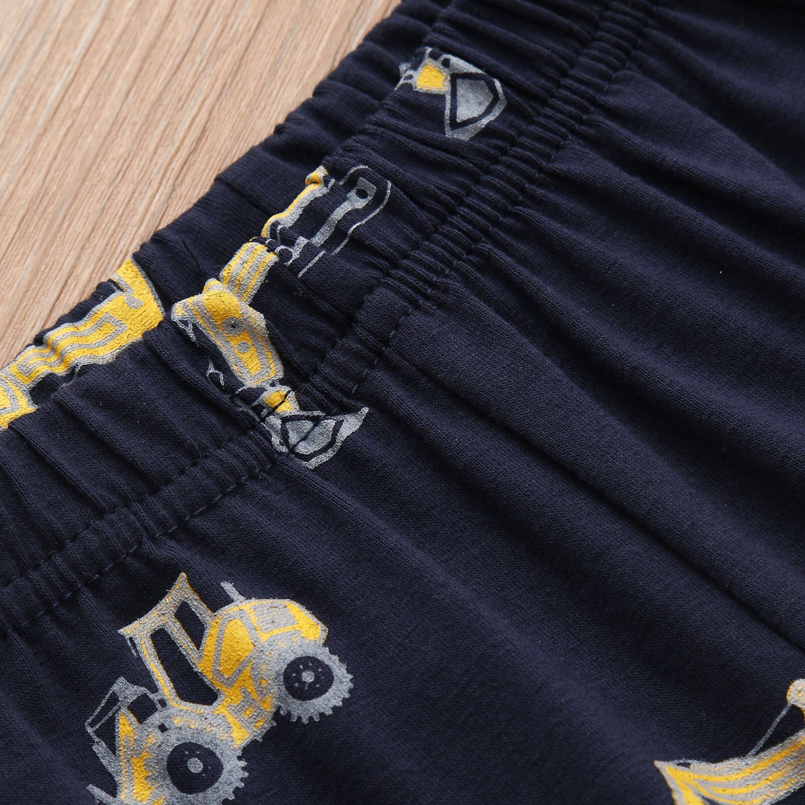 2-8T Kinderen Graafmachine Kleding Jongens Kids O-hals Jongens Lange Mouwen Katoen Blend Auto Gedrukt Tops + Broek pyjama Trui Outfit