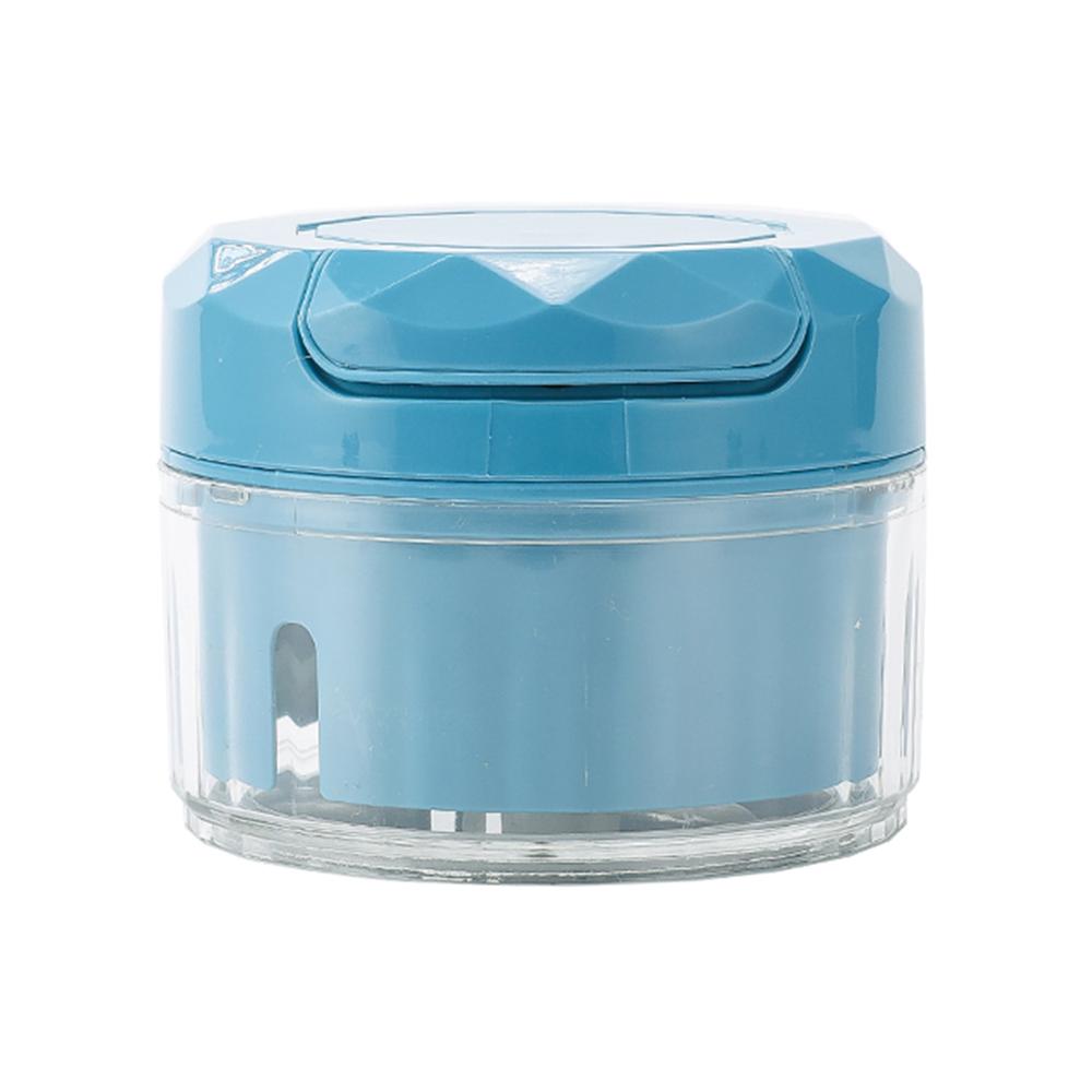 Mini pomme de terre carotte ail Cutter robot culinaire broyeur manuel hachoir à viande manuel fruits légumes hachoir trancheuse cuisine outil: Type A Blue