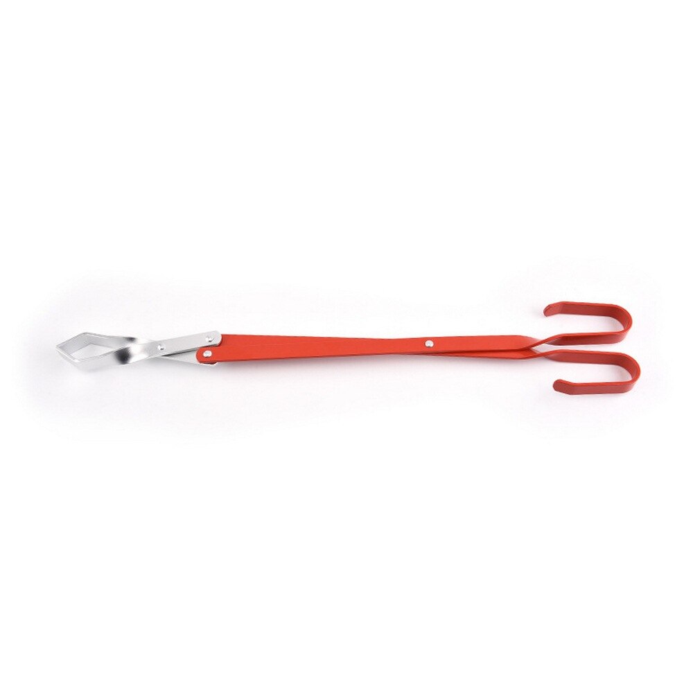 BBQ Charcoal Tongs Barbecue Carbon Clamp Aluminum BBQ Tools Pliers Grilled Food Clip Portable Tongs Barbecue Accessories: M