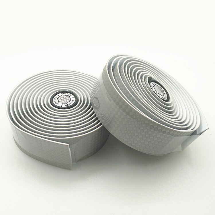Racefiets Stuurlint Fiets Fixed Gear Waterdichte antislip Stuurlint Wrap Fiets Onderdelen: silver