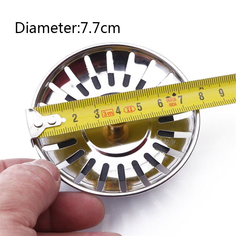 20 Pcs Roestvrijstalen Gootsteen Afvoer Gootsteenzeefje Stopper Afval Plug Sink Filter Badkamer Wastafel Gootsteen Sinkhole Cover