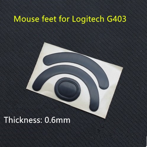 2 sätze/paket teflon maus füße maus skates für G403 ersatz maus gleitet dicke ist 0,6mm