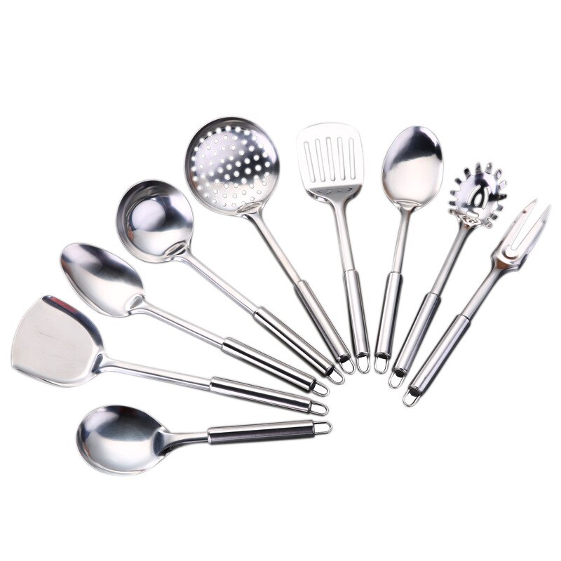 Kitchen Utensils Cooking Utensils Set Spatula Shovel Cooking Tools Set Stainless Steel Kitchen Tools Accessories R2048