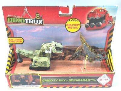 Con scatola originale Dinotrux Dinosaur Truck rimovibile Dinosaur Toy Car Mini modelli regali per bambini nuovi modelli di dinosauri