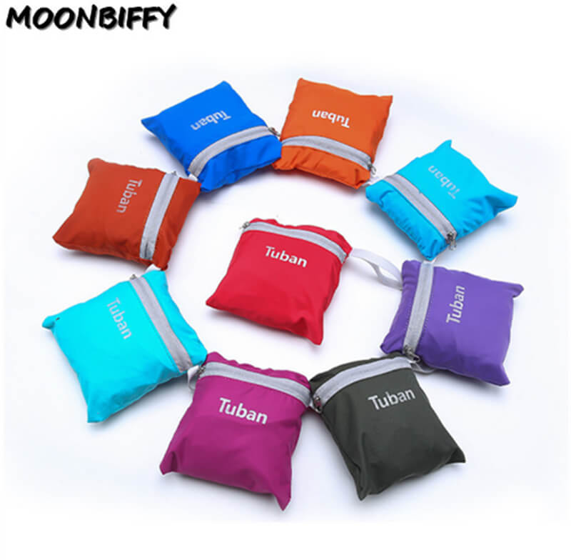 TUBAN Lightweight Nylon Foldable Backpack Waterproof Backpack Folding Bag Portable Pack for Women Men Travel
