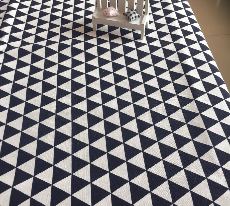 50 x 150cm rutigt linnetyg tryckt tyg sömnad quilttyger för lapptäcke handarbete handgjort material ,1 yc 3293: 1057771006