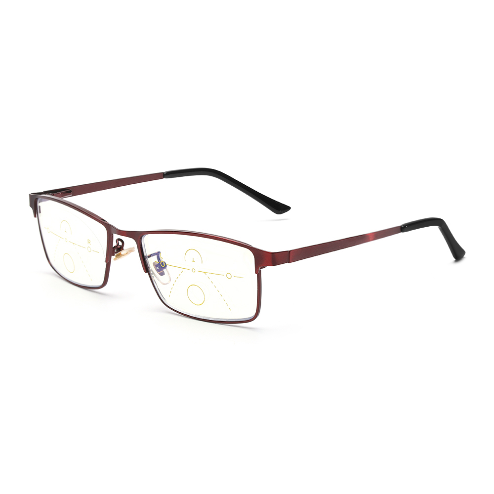 Progressive Multifocal Reading Glasses Women Men Anti Blue Light Radiation Presbyopia Eyeglasses Adjustable Vision Care Eyewear