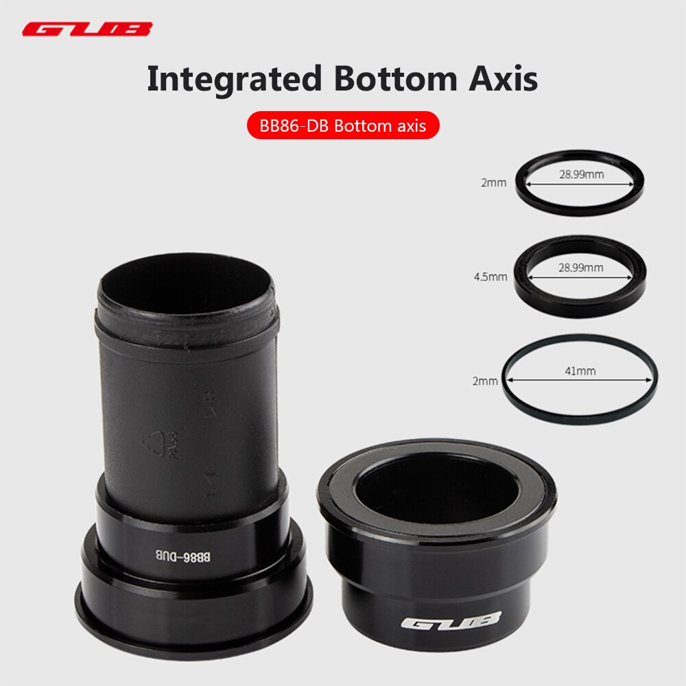 GUB BB86-DB Mountain Bicycle Bottom Bracket MTB Road Bike Axis Aluminum Alloy Crankset Parts Portable Waterproof Cycling Parts