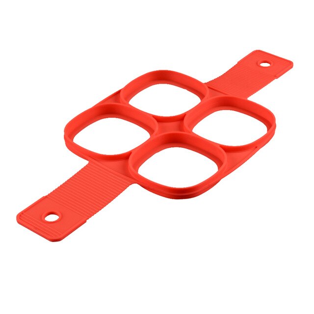 Gebakken Ei Pannenkoek Maker Anti-aanbak Koken Tool Ronde Hart Pannenkoek Maker Eierkoker Pan Flip Eieren Mold Keuken Bakken Accessoires: square