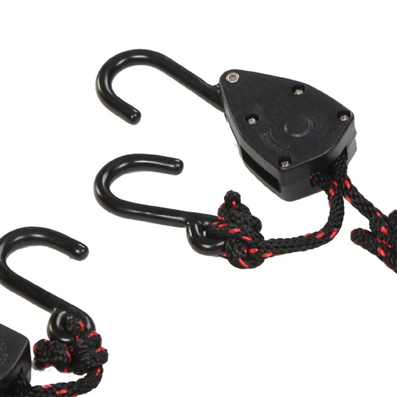 2 stuks katrolratels kajak en kano boot boeg en achtersteven touw slot vastzetriem 1/8 inch duty verstelbare touwhanger