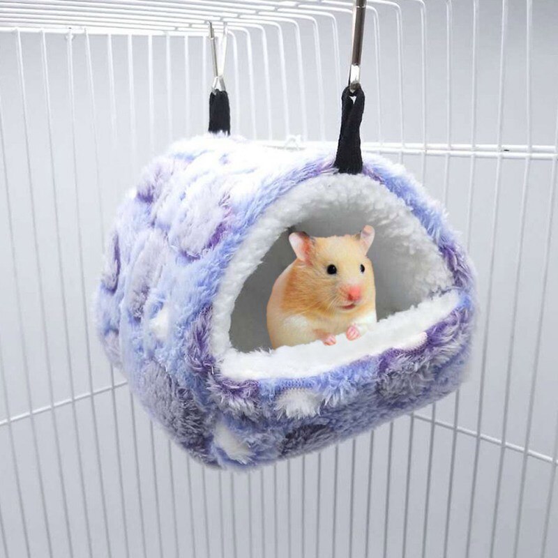 Rat Hamster Huis Bed Winter Warm Fleece Kleine Huisdier Eekhoorn Chinchilla Bed Huis Kooi Nest Hamster Accessoires Slaapzak