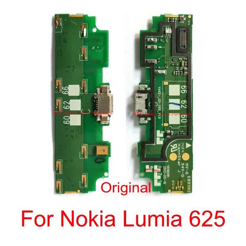 10 Pcs Originele Data Usb-poort Opladen Dock Flex Kabel Voor Nokia Lumia 625 Usb Charger Port Flex Kabel Voor nokia 625 Reparatie Deel