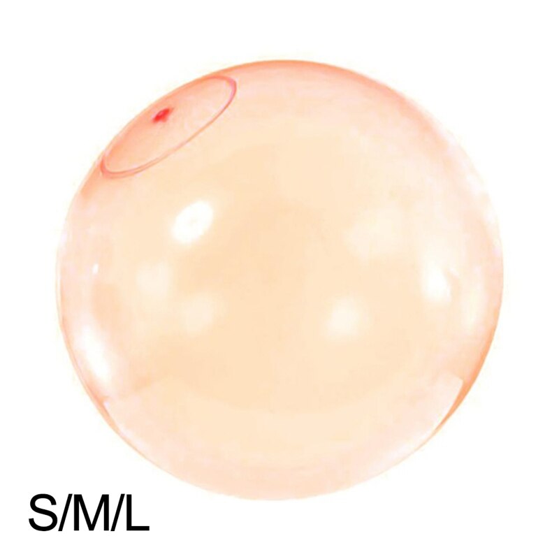 1Pcs Children Outdoor Soft Air Water Filled Bubble Ball Blow Up Balloon Fun Party Game Summer for Kids Inflatable Toy Ball: L Orange