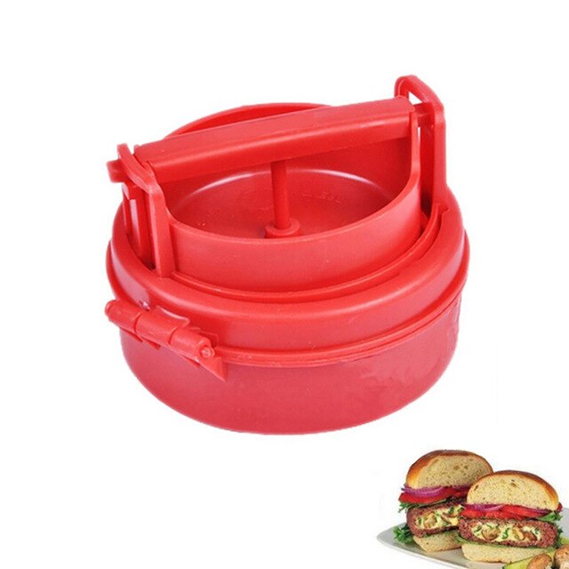 Stuffed Burger Hamburger Press Meat Cutlet Mold Manual Burger Patties Maker Food Grade Plastic Shaper Kitchen accessories