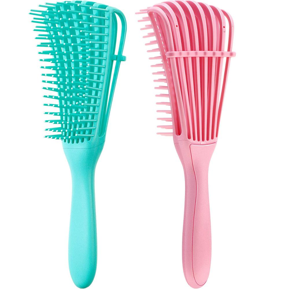 Detangling Borstel Hoofdhuid Massage Haar Kam Detangling Borstel Voor Krullend Haar Borstel Ontklitter Haarborstel Vrouwen Mannen Salon