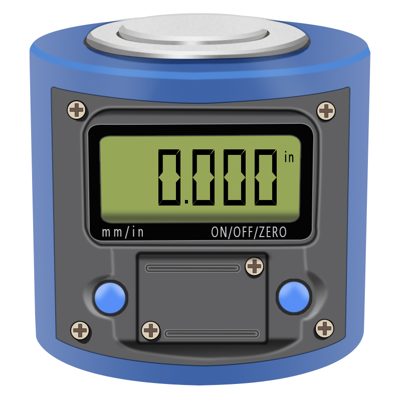 Zero-Pre-Setter Tool Setter for CNC Router Z Axis Zero Setter Z Axis Tool Height Setter Digital 1.5V 0-2MM 0.01MM Z-Axis