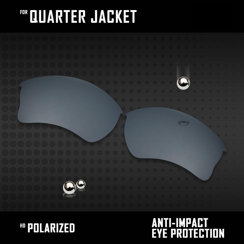 Oowlit-lenzen vervangen voor oakley quarter jacket  oo9200 zonnebril gepolariseerd - meerdere kleuren