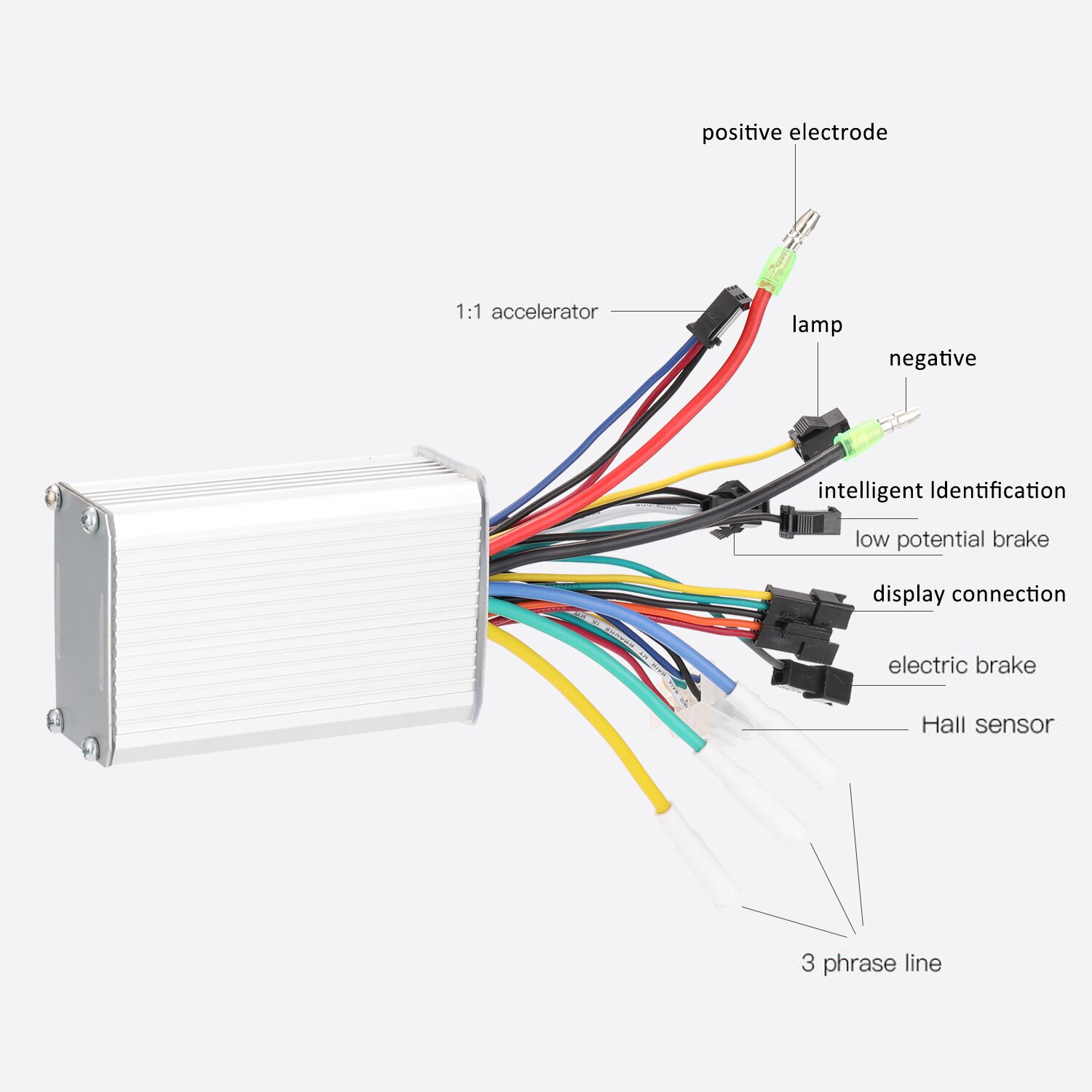 24V-48V/36V-60V 350W Elektrische Fiets Controller Met Lcd Display E-Bike Elektrische E Bike Scooter Borstelloze Controller Deel