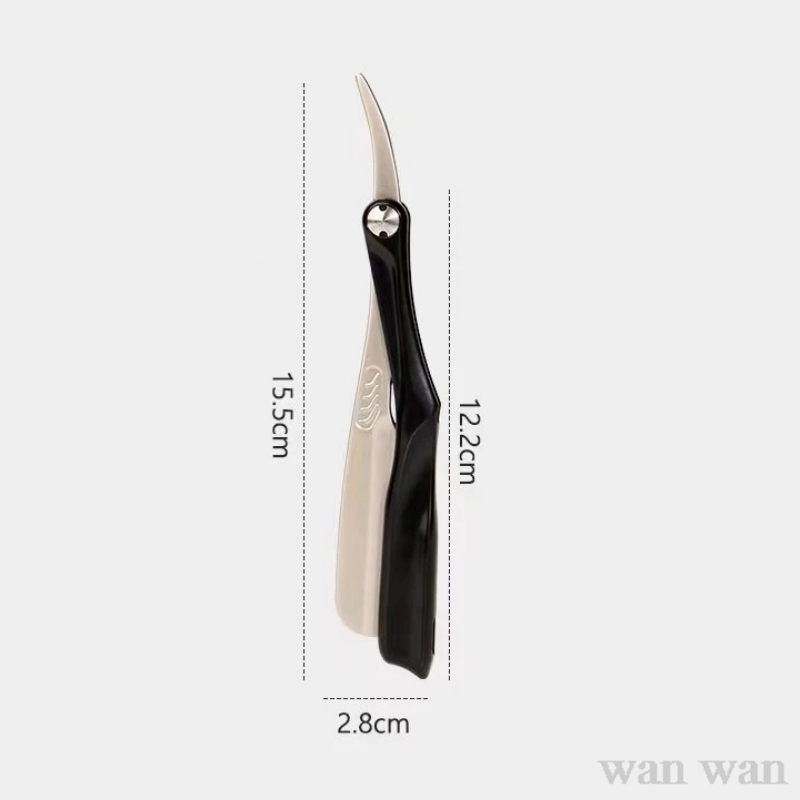 Zink-legierung Rasierer Halter ABS Griff Manuelle Klapp Rasierer Japanische Feder Klinge Bart Trimmer Barber Shop Bart Trimmen Werkzeuge