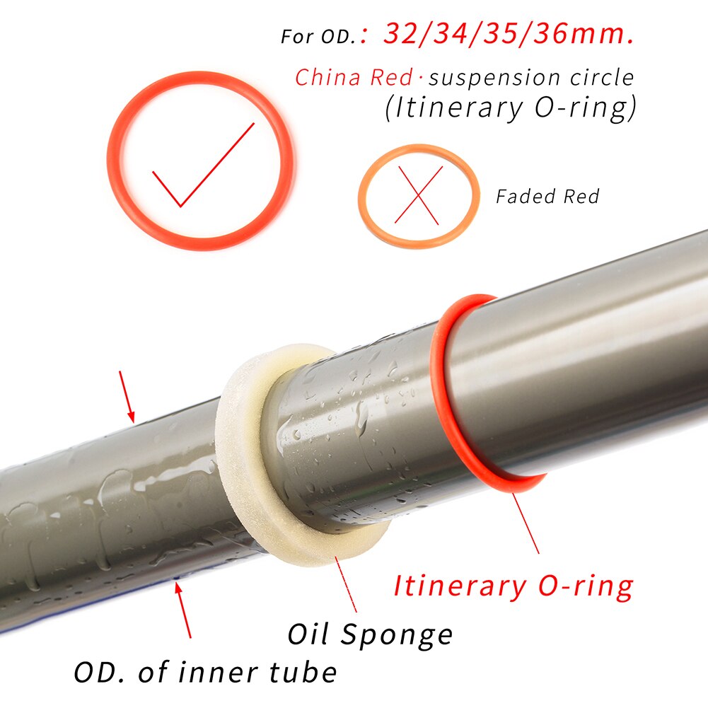 Front Fork 32/34/35mm Suspension Circle Outer Tube Mountain Bike Road Bike For MTB Mountain Road Cycling Parts