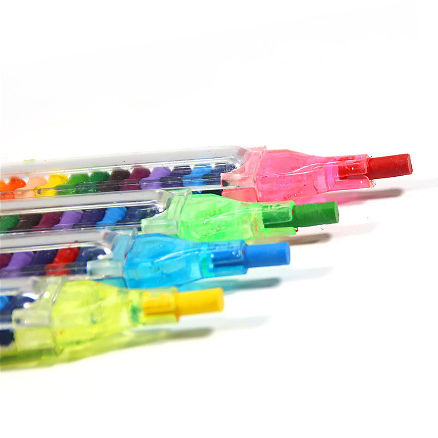 Kawaii Pens 20 Random Colors Kids Painting Wax Crayon Korean Graffiti Drawing Art Supply School Reward Office Supply