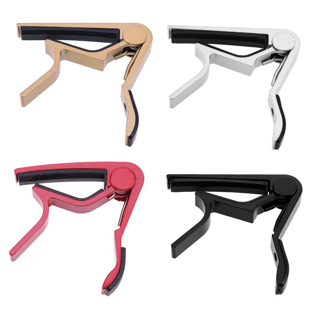 Electric Guitar Alloy Tune Clamp Key Trigger Capo for Acoustic Electric Guitar Musical Guitar Capo Guitar Accessories