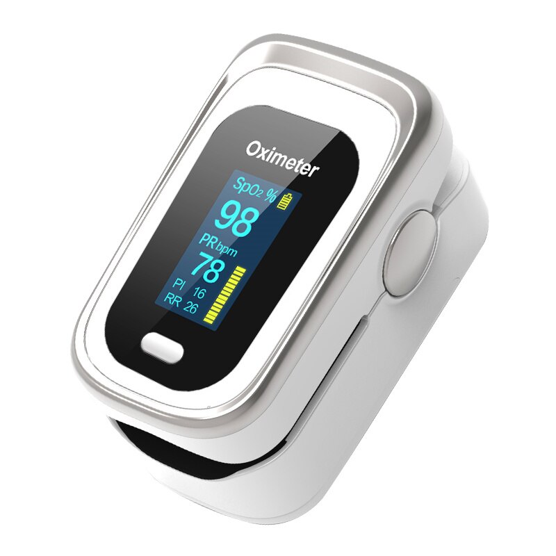 Professionele Pulsoximeter SPO2 Pr Pi Rr Hartslagmeter Oled Vinger Oximeter Draagbare Bloedzuurstofverzadiging Pulse Meter saturatiemeter vinger zuurstofmeter hartslagmeter pulsoxymeter: 2001-B