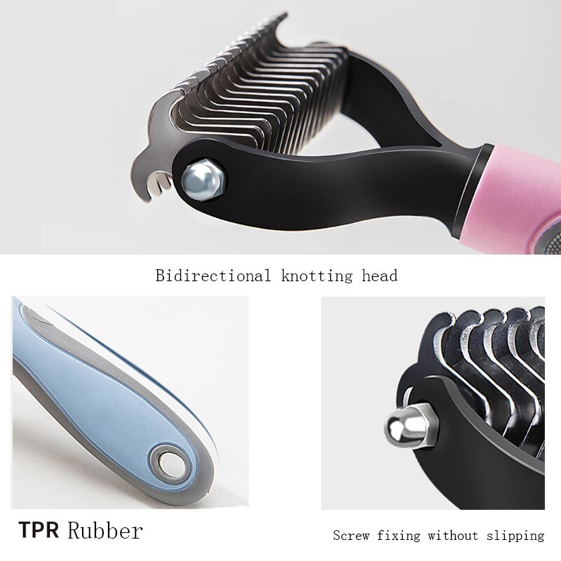 dog rake comb pet comb cat dog hair comb pets knot comb Pet Dog Cat Hair Removal Brush Comb Pet Grooming Tools Hair