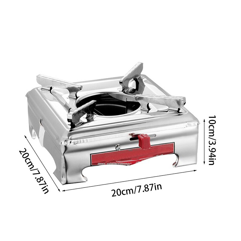 Draagbare Gasfornuis Rvs Camping Kachel Geest Fornuis Voor Camping Wandelen Vissen Backpacken Brander Apparatuur: Default Title