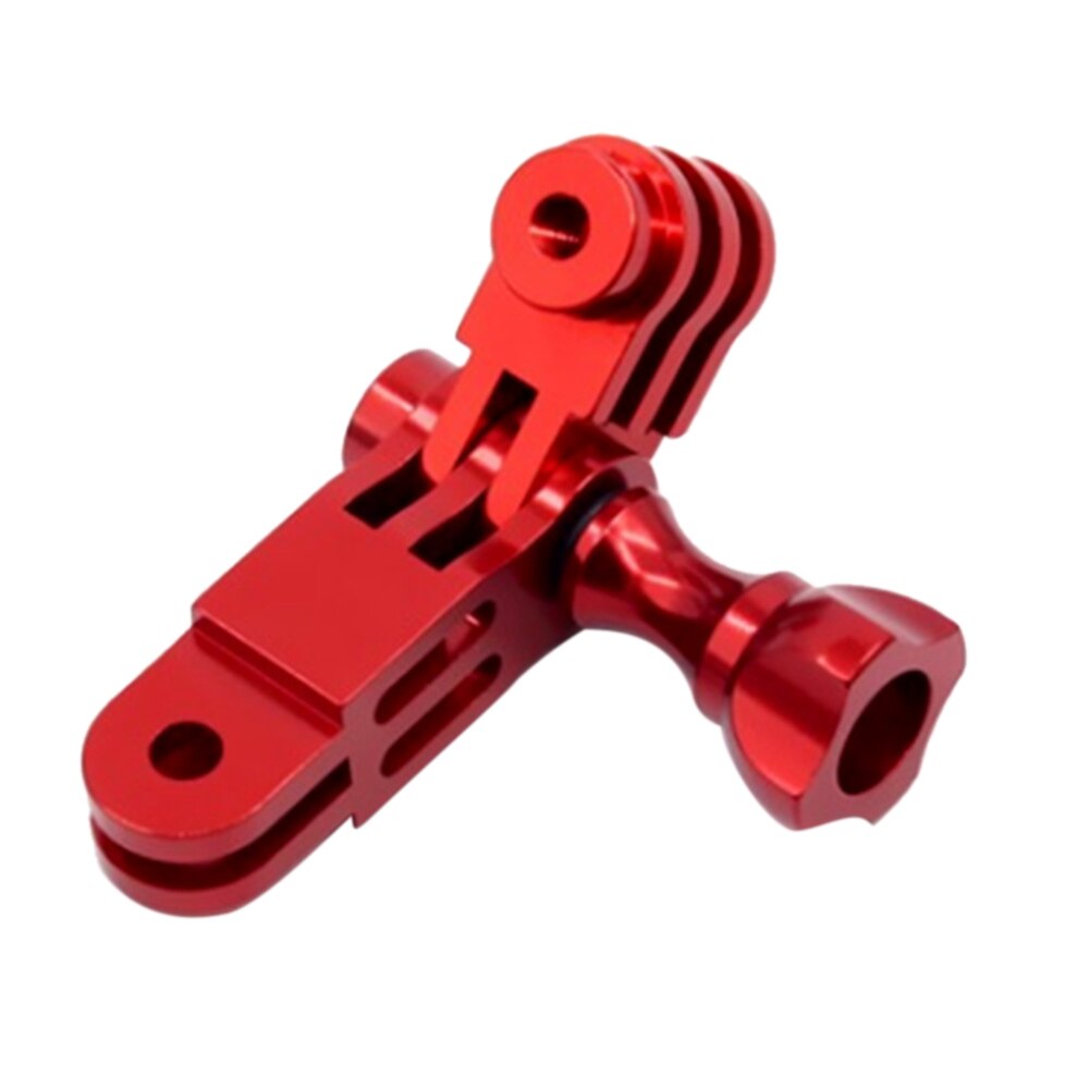 Support de montage Extension solide Durable bras pivotant en aluminium détachable à trois voies facile à installer adaptateur de caméra d'action pour Gopro Hero: Red