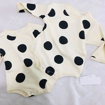 Koodykids Frühling Baby Mädchen Jungen Vintage Polka Dot Bodys Kleinkind Langarm Overall Mädchen Kleidung Baumwolle Kleidung Herbst