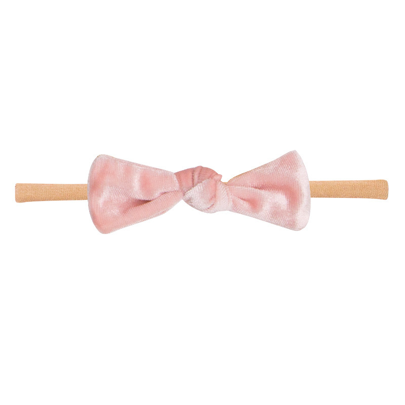 2022 Baby Meisjes Haarband Leuke 3D Strik Bloem Hoofdband Touw Koreaanse Stijl Eenvoudige Niet-geweven Stof Haar accessoires: B