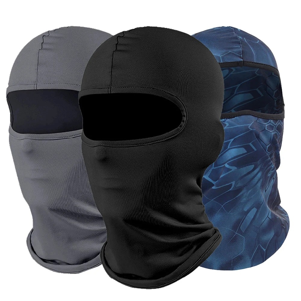 Bivakmuts Motor Gezichtsmasker Moto Helm Bandana Kap Ski Hals Volgelaatsmasker Winddicht Stofdicht Gezichtsschild Heren Biker Masker