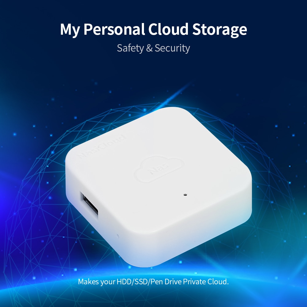 Nascloud A1 Harde Schijf/Ssendrive 256Mb Lpddr Wifi Cloud Storage Netwerk Opslag Pensonal Storage Cloud Office Storage Cloud