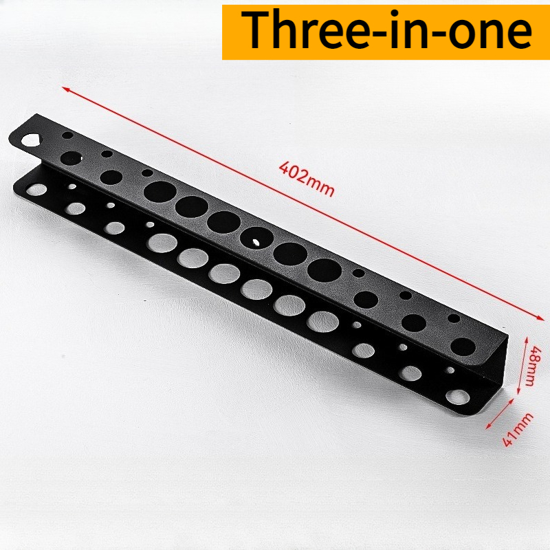 Schroevendraaiers Rek Metaal Wandmontage Tangen Hanger Plank Handgereedschap Opberg- en organisatierek Tangenhouder Gereedschap voor garage ﻿: Rood