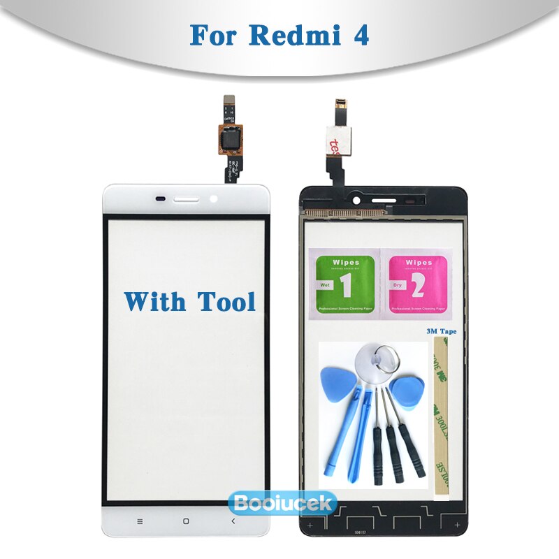 Replacement 5.0'' For Xiaomi Redmi 4 4A 4X 4 Pro Touch Screen Digitizer Sensor Outer Glass Lens Panel