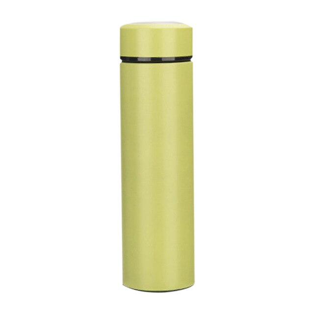 500Ml Rvs Dubbele Wand Warmte Behoud Cup Vacuüm Fles Kopje Koffie Reizen Drink Fles Thuis Outdoor: green