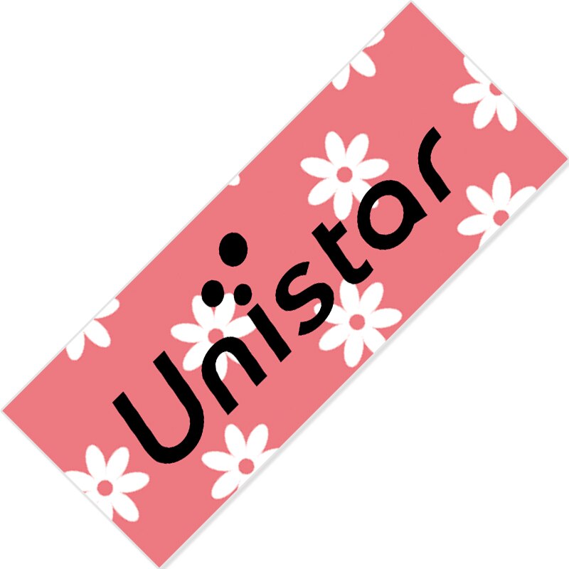 Unistar 91201 91200 12267 compatible pour Dymo Letratag 12m x 4m rubans de papier plastique 91330 91331 Letratag LT-100h étiqueteuse: Black on Flower