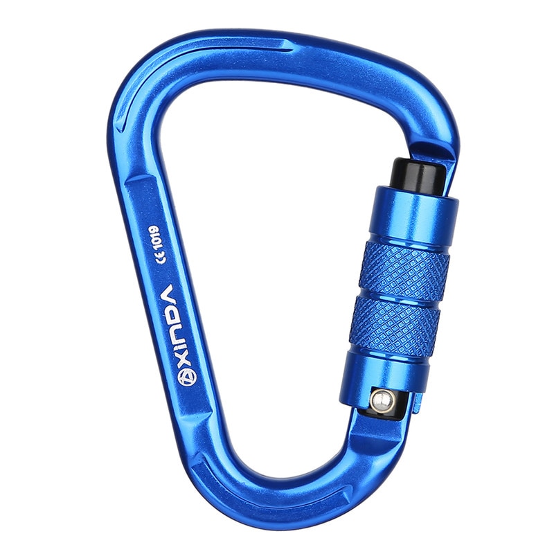 XINDA Outdoor Klettern Karabiner 25KN Sicherheit Stecker Schloss Aluminium legierung Frühling-geladen Tor Schnalle Überleben Ausrüstung