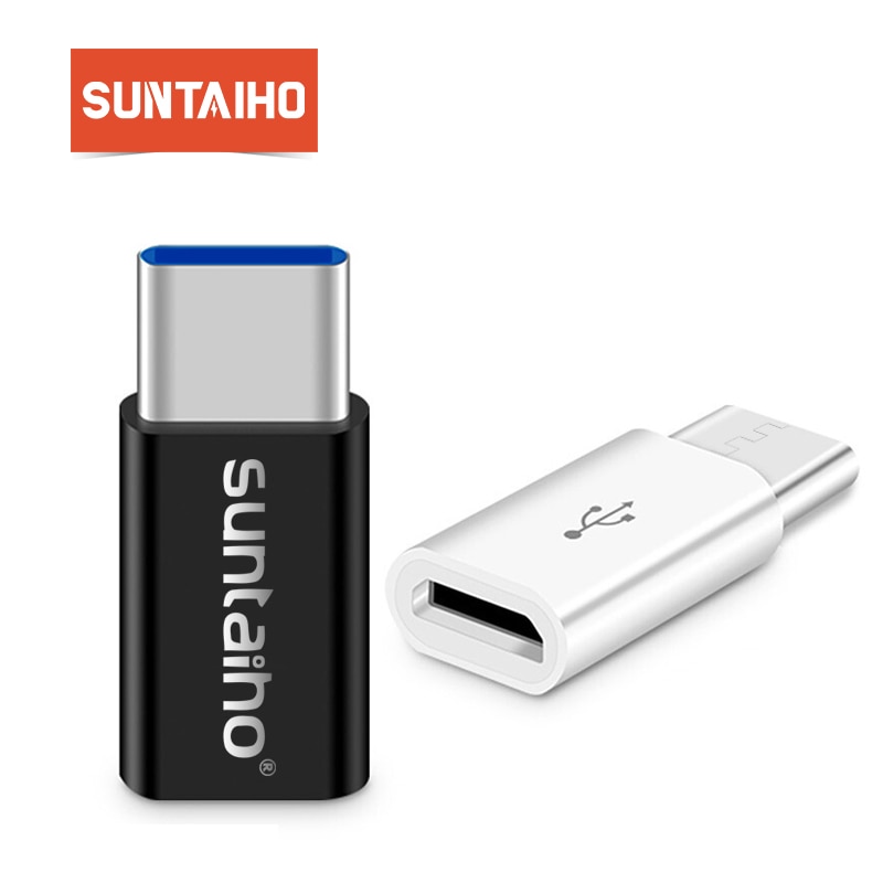 Suntaiho 3 Pack USB Adapter USB C naar Micro USB OTG Kabel Type C Converter voor Macbook Samsung Galaxy S9 s8 Huawei P20 Pro P10 OTG