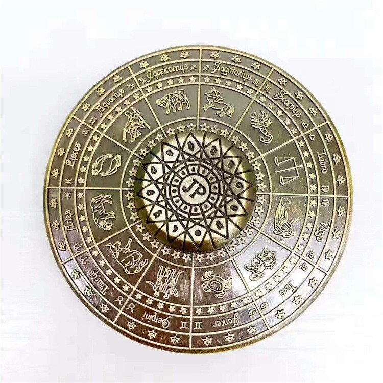 Rainbow Colorful Multicolor Star Dragon Eyes Crab Cat Footprint CKF Fidget Metal Spinner Anti Stress Christmas Birthday: Style 12